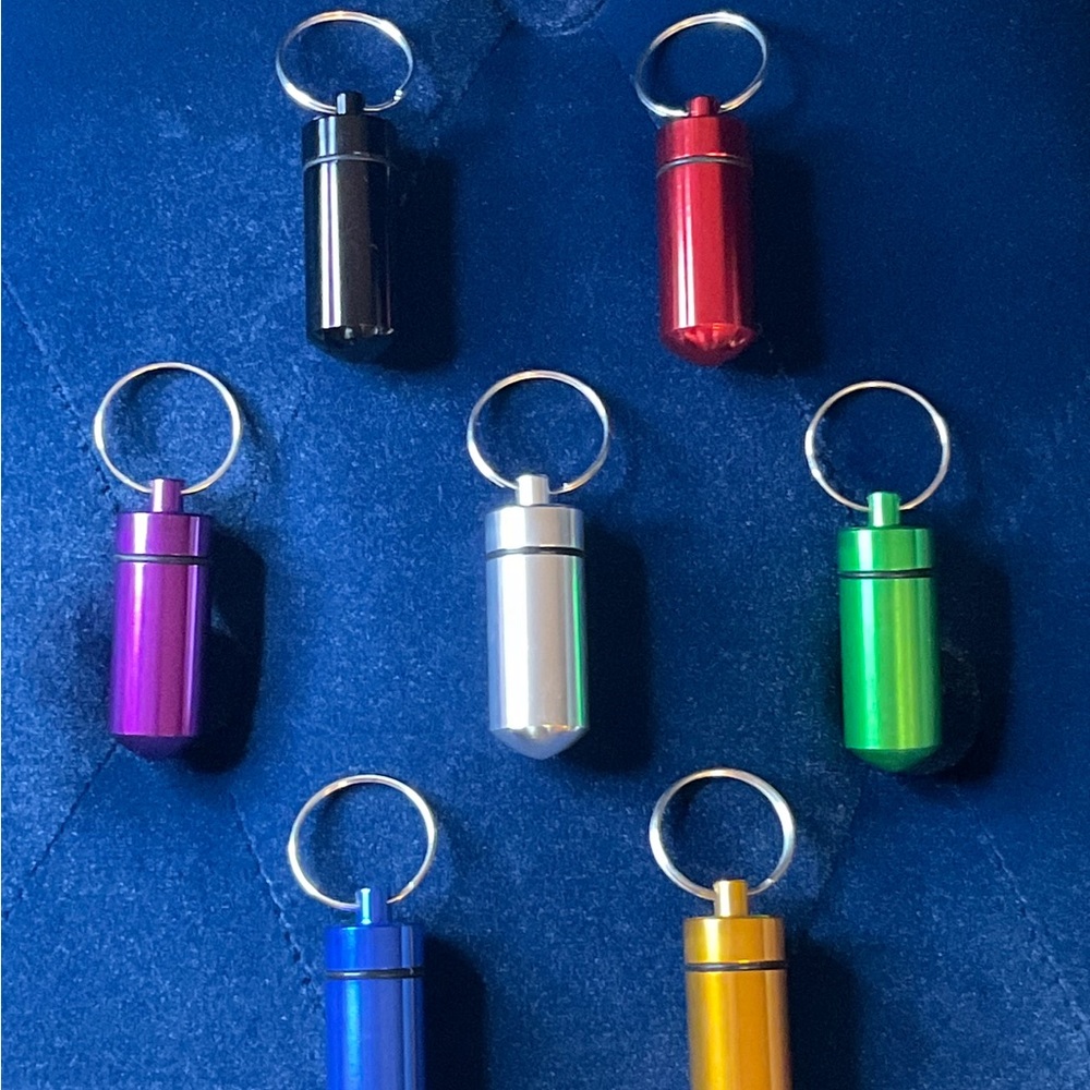 Pill holder Keychain